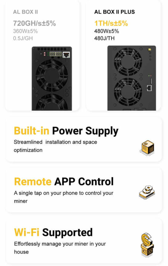 AL BOX II PLUS - Goldshell Official