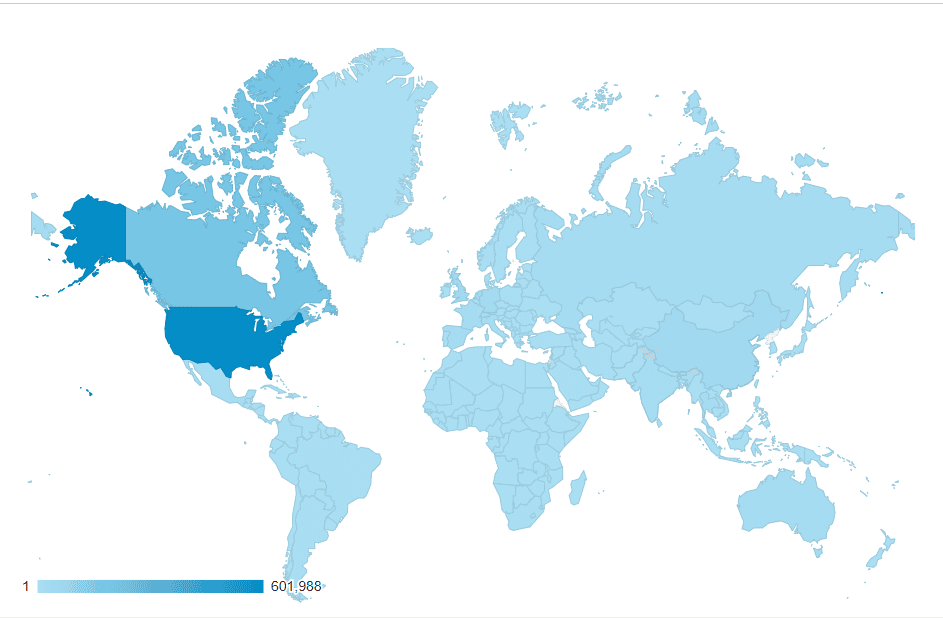 a map of the world